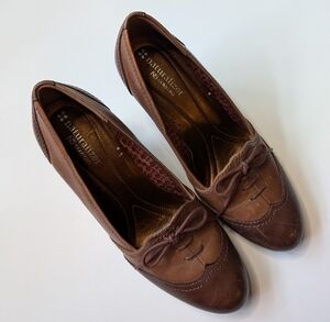 Naturalizer n5 comfort Ariana retro heels 7 brown